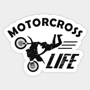 Motorcross Life Sticker